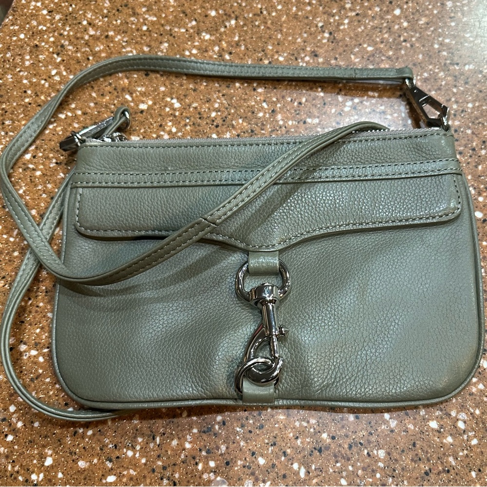 Rebecca Minkoff  grey leather Crossbody Bag